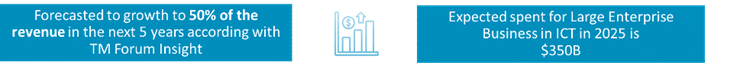 Growth forecasts of the ICT B2B market