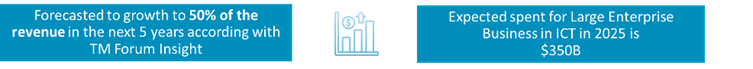 Growth forecasts of the ICT B2B market